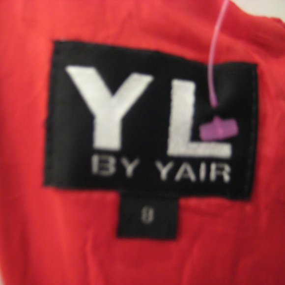 RED PEPLUM STYLE ANKLE LENGTH RED DRESS SIZE 8 - Picture 7 of 7